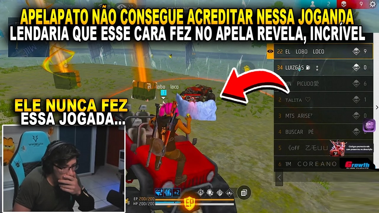 APELAPATO NÃO CONSEGUE ACREDITAR NESSA JOGANDA LENDARIA QUE ESSE CARA FEZ NO APELA REVELA, INCRÍVEL