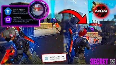 Switch Access & TalkBack Settings Free Fire || 0% Recoil 95% Headshots || Brazil Settings 2025 ⚙️