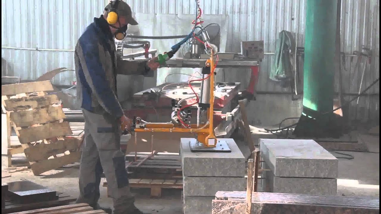 Укладка гранитных плит - YouTube