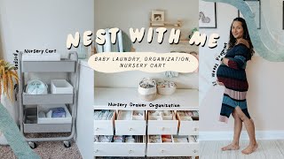 Nest With Me! Nursery Drawer Organization, 37 weeks Pregnant Nesting