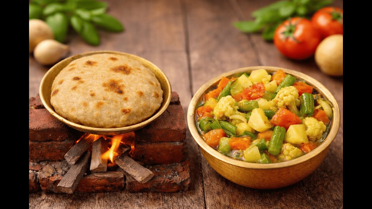 মিনি রান্নাঘরে আটার রুটি আর  সবজি  রান্না 🥕🥔 | Mini Cooking Bangla | 