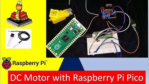 (Demo) Control DC Motor using L298N Driver with Raspberry Pi Pico and MicroPython