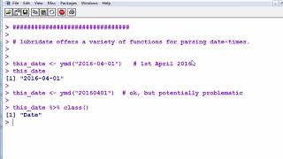 Introduction to the lubridate R package