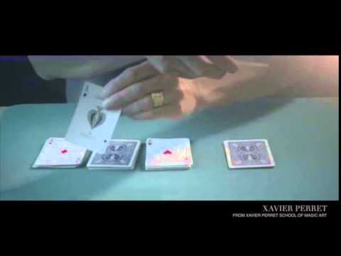 How to do the 4 Aces Trick -Xavier Perret