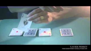 How to do the 4 Aces Trick -Xavier Perret