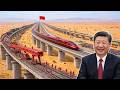 China Split the Mongolian Desert in Half to Build a 2,700km Elevated Railway