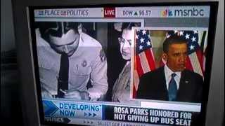 Rosa Parks statue unveiled with remarks by President Obama
