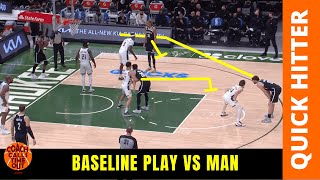 A great baseline play for a last second shot screenshot 4