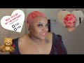 Valentine’s Day pink hair and red hearts using Adore Pink Petal and Crimson