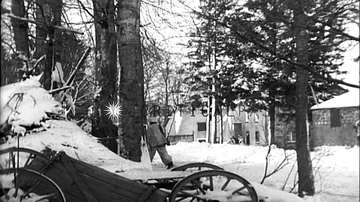 US 7th Armored Division,48th Infantry Regiment,3rd Battalion,soldiers moves throu...HD Stock Footage - DayDayNews