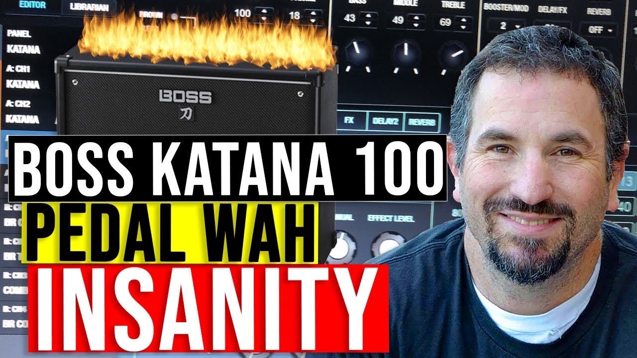 Boss Katana 100 Pedal WAH INSANITY Adding WAH to Many Cover Songs