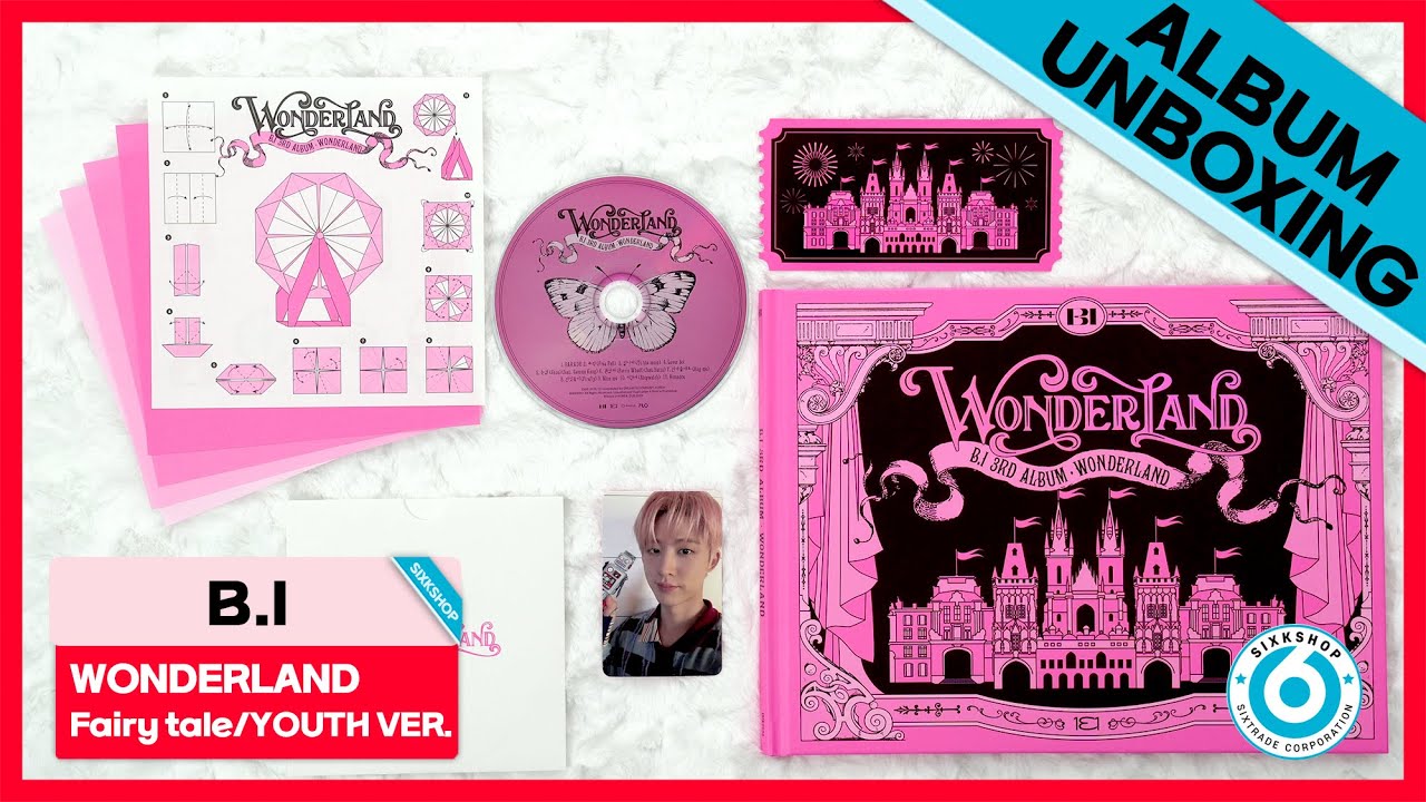 4K UNBOXING] B.I - 3rd ALBUM [WONDERLAND] Fairy tale Ver. - YouTube