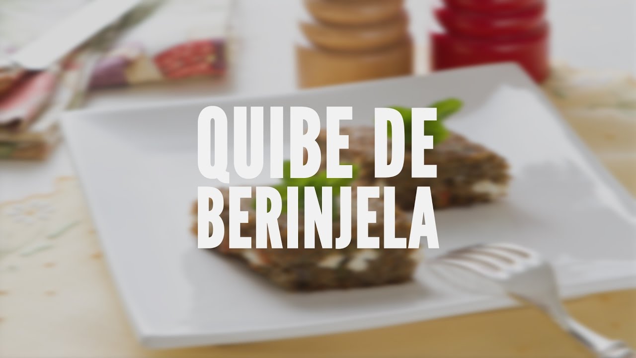 Quibe de berinjela | Receitas Saudáveis - Lucilia Diniz
