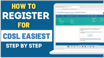 How To Register Demat Account for CDSL Easiest - Step by Step Process