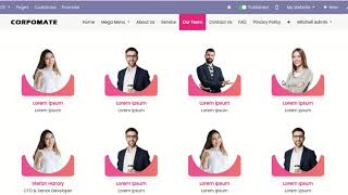 Corpomate Theme-5 Odoo