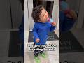 Dad gets Mad at Son for eating WORLDS Coldest POPSICLE #funnyreels #toddlers #boymom #boydad