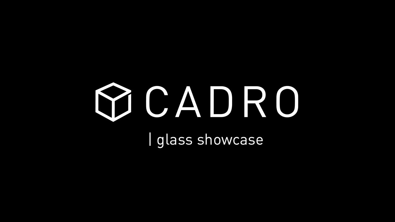 CADRO glass showcase assembly