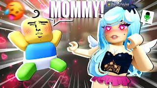 Calling E-Girls MOMMY as a REAL BABY in Roblox Da Hood Voice Chat