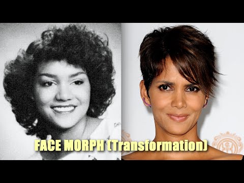 THE EVOLUTION OF HALLE BERRY (1966-2022) | FACE MORPH