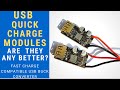 USB Buck Converter with Quick Charge Feature! || Comparison with regular buck converter modules