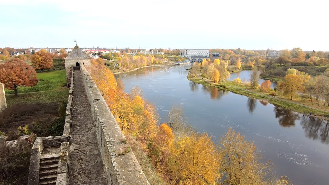 Осенний Ивангород / Нарва - YouTube