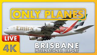 🔴 Arsenal EK A380 | Plane Spotting @ Brisbane Airport w/ James & Matty + ATC 🔴