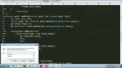 Polynomial addition and multiplication using C (dynamic)