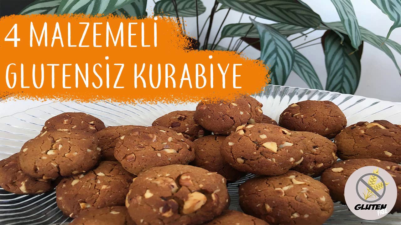 4 MALZEMELİ GLUTENSİZ KURABİYE BAYILACAKSINIZ ) YouTube