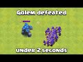Golem Speedrun | Clash of Clans