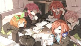 Nightcore - Gotoubun no Hanayome Season 2 Ending Full | Hatsukoi - Nakanoke no Itsutsugo