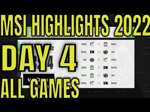 MSI 2022 Day 4 Highlights ALL GAMES | Mid Season Invitational Day 3 Group B