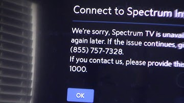 Spectrum TV App Error SLC-1000 Samsung Smart TV