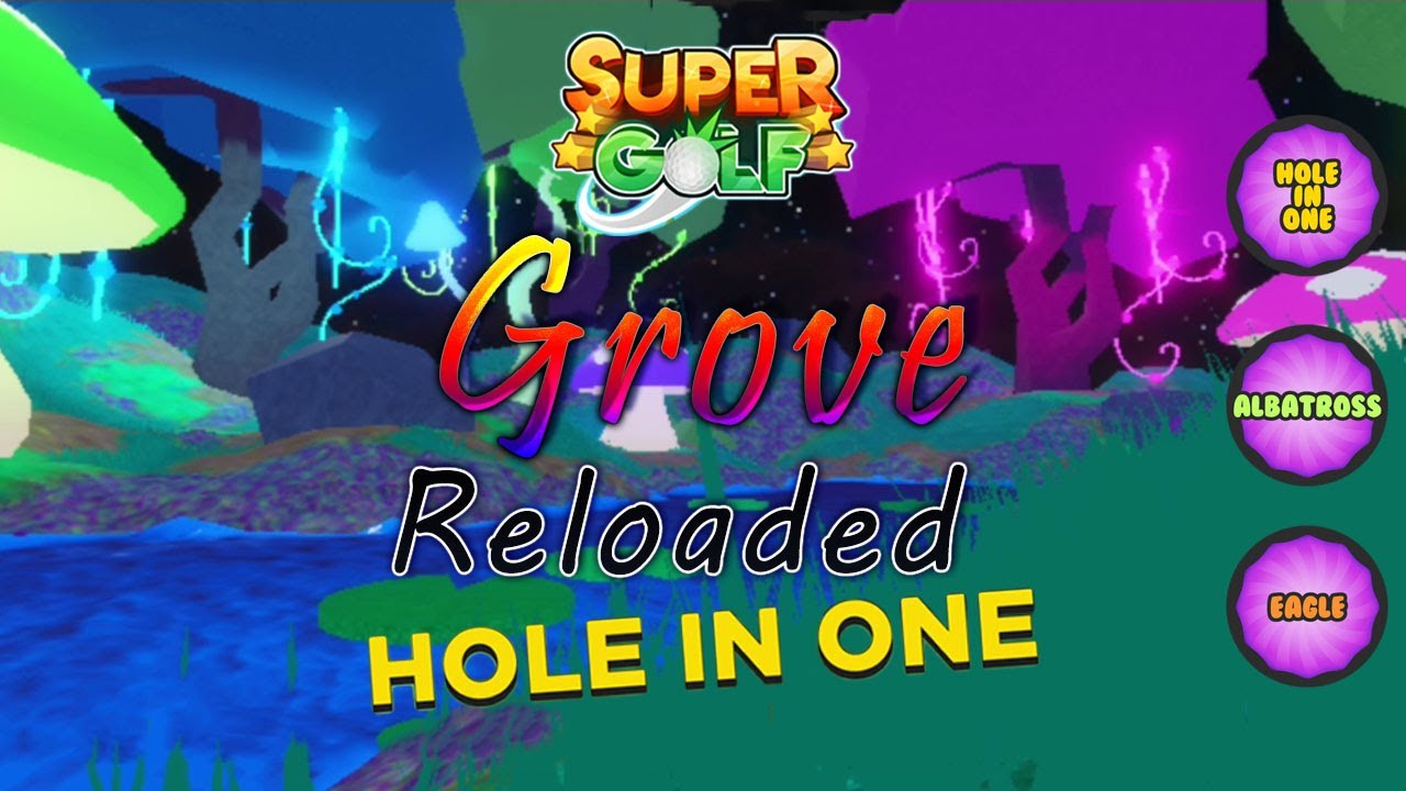 Nosniy ‌‌ on X: The NEW Super Golf update is out! Check out the new Grove  map, and more! 🍄 Use code GROVE for a free Ball Chest! Play now!    /