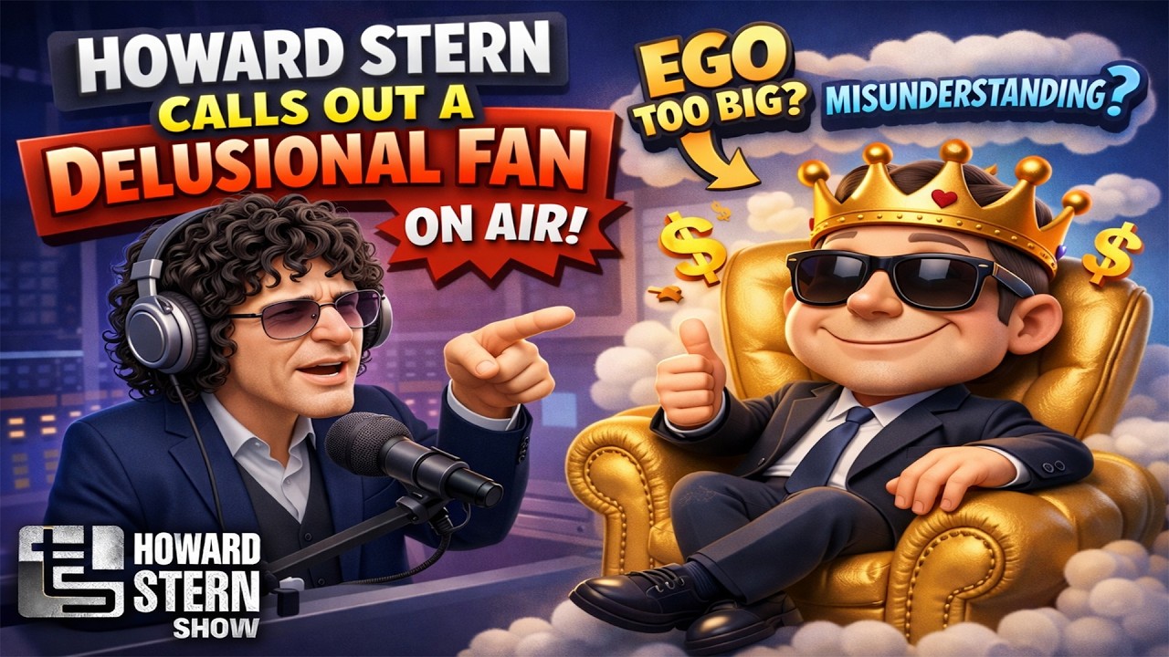 Howard Stern Calls Out a Delusional Fan On Air – Ego Too Big or Just a Misunderstanding?