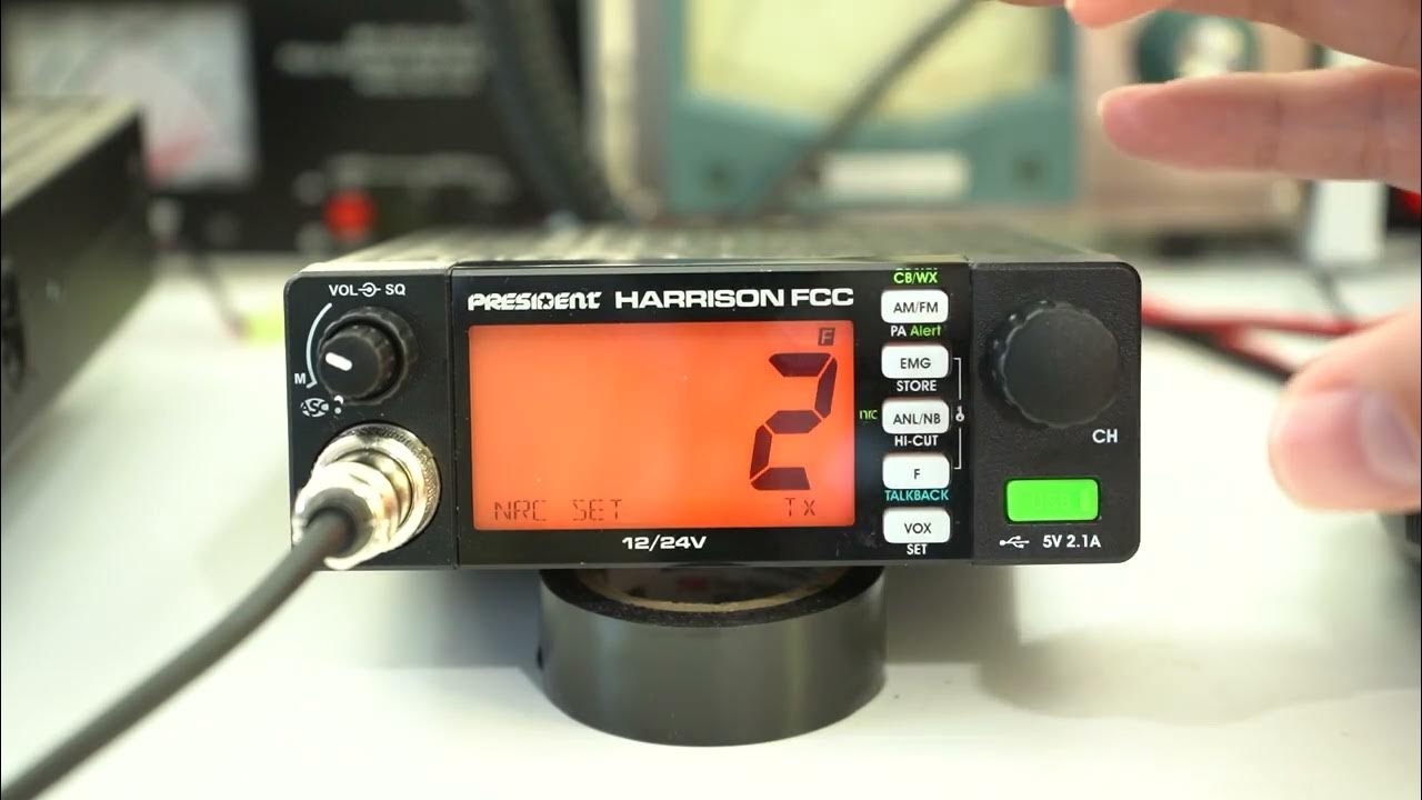 President Harrison - First FCC Certified AM/FM CB Radio with CTCSS and DCS  