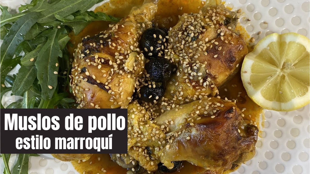 Receta de MUSLOS DE POLLO estilo marroquí