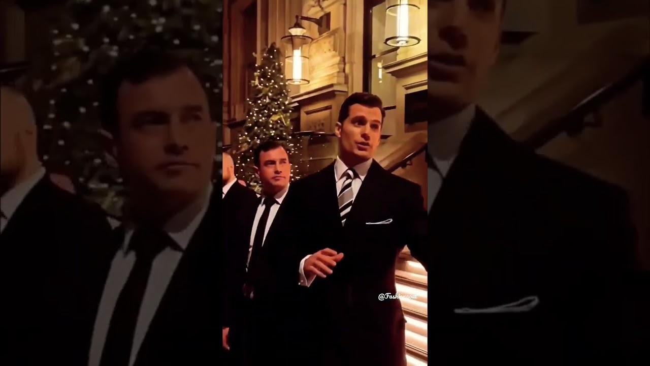 Henry Cavill in Black suit DOPE🔥🤯🤯 