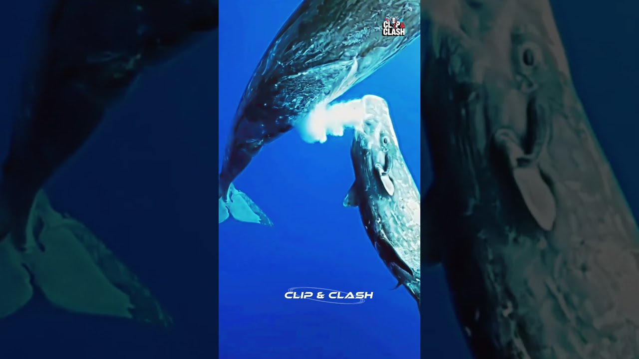 How Baby Whales Drink Milk Underwater 🐋 | Ocean Facts Shorts