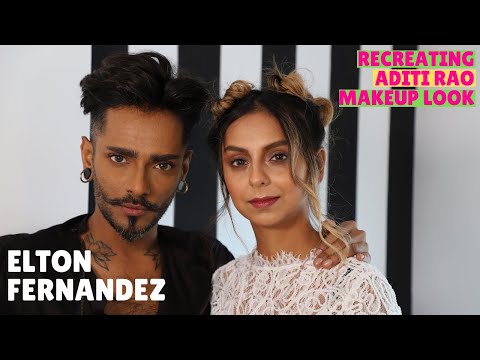 Celebrity Makeup Artist Elton Fernandez Recreating Aditi Rao Hydari's Magazine Cover Makeup On Me