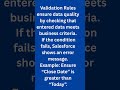 Salesforce Validation Rule Explained in 60 Seconds!#salesforce#shorts#Viral