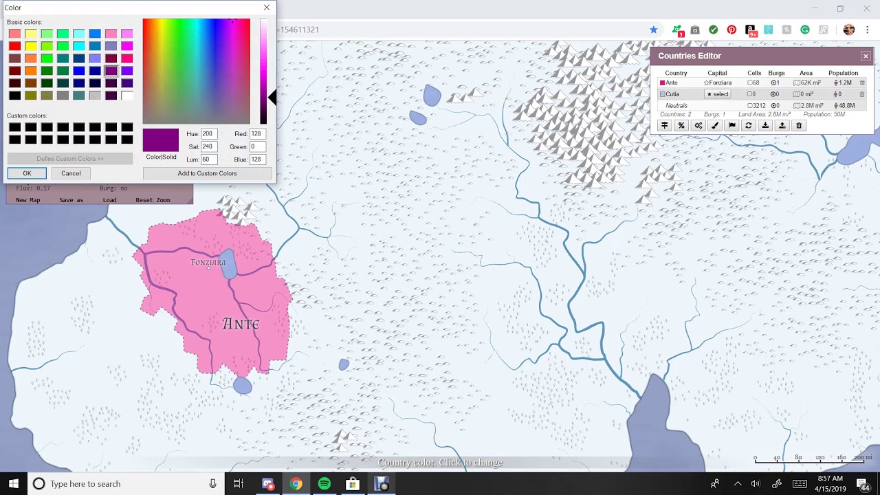 Azgaar s fantasy map generator на русском