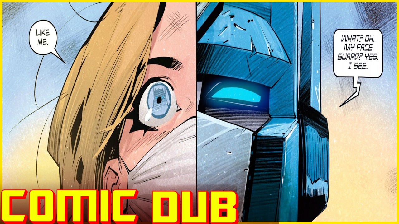 Оптимус Прайм помогает выжившему {Озвучка комикса}