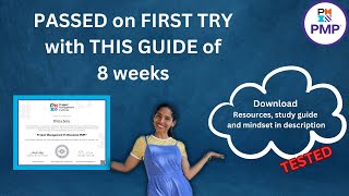 Passed PMP on first try with this guide and resources of 8 weeks