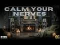 Peaceful Atmosphere, Calming Fireplace &amp; Thunderstorm