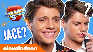 Is Jace Norman Smarter Than A 5th Grader?! 🍎 Ft. Brent Rivera, Lana Condor & MORE! | Nick