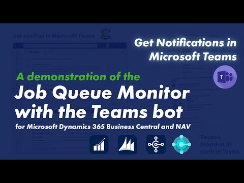 A demonstration of the Job Queue Monitor & Teams Bot