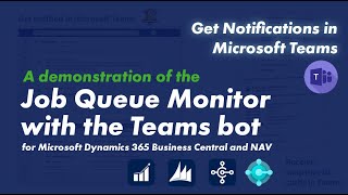A demonstration of the Job Queue Monitor & Teams Bot