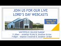 Gospel Service; Whitefield College Sunday