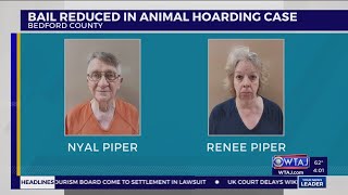 Judge reduces million-dollar bail for Bedford dog hoarding duo