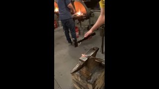 Blacksmith Class - steel cabinet hook